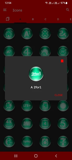 Teal Pixl Glass Icon Pack Screenshot 3