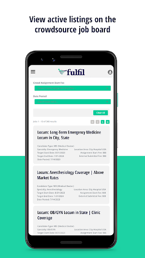 Fulfil Staffing Screenshot 2