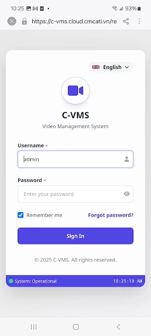 CMC VMS Screenshot 1