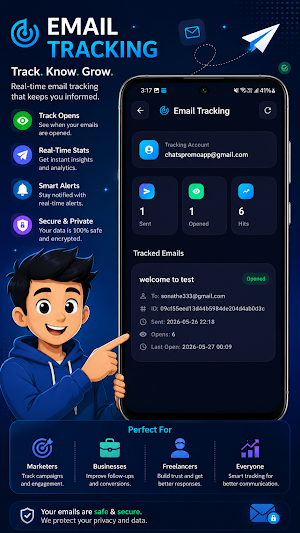 Droidmail email  tracker Screenshot 1