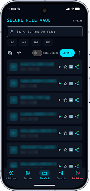 Quantum Vault: Secrets & Files Screenshot 2