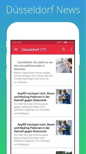 Düsseldorf Aktuelle Nachrichten Screenshot 1