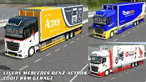 marcedes benz truck bussid Screenshot 2