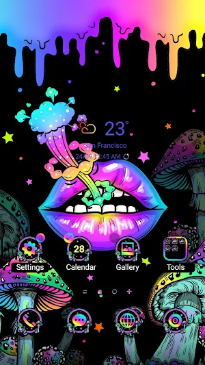 Colorful Lip - Wallpaper Screenshot 0