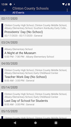 Clinton County Schools Screenshot 3