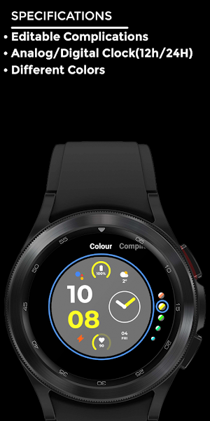 Night ver 12 - watch face Screenshot 3