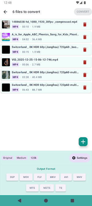 Mov to Mp4 Converter Screenshot 2