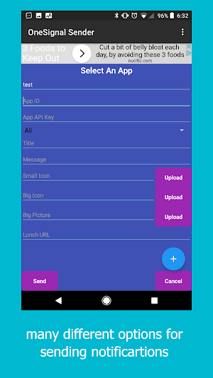 OneSignal Sender Screenshot 2