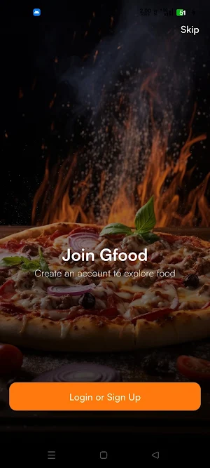 Gfood: Order Food Online Screenshot 0