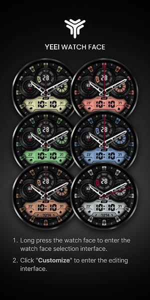 LCD Techno Watch Face Screenshot 1
