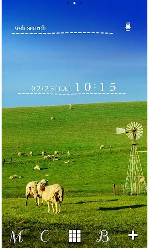 Blue Sky Farm Theme +HOME Screenshot 0