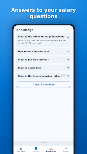 Salary Calculator Estonia Screenshot 0