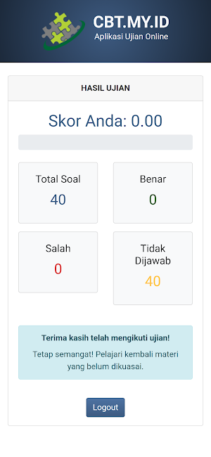 EXAM SMPN 1 Kota Bima Screenshot 2