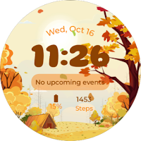 EXD106: Autumn Leaves Face
