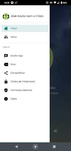 Web Radio Vem a Cristo Screenshot 0