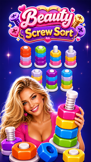 Colorful Screw Beauty Screenshot 3