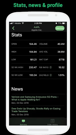 StockMarketSim - Stock Market Simulator Screenshot 3