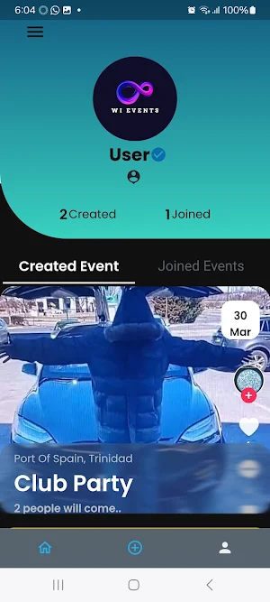 WiEvents Screenshot 2