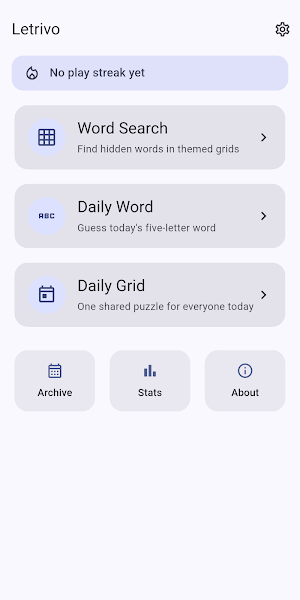 Letrivo: Word Search Game Screenshot 0