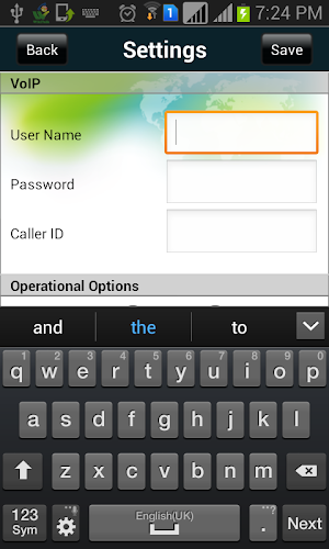 Wikitalk Dialer Screenshot 1