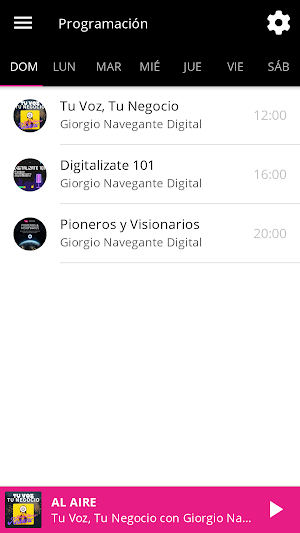 Radio Sinergia Latina Screenshot 1