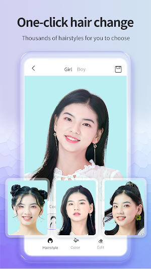 Hair Styler App Screenshot 0