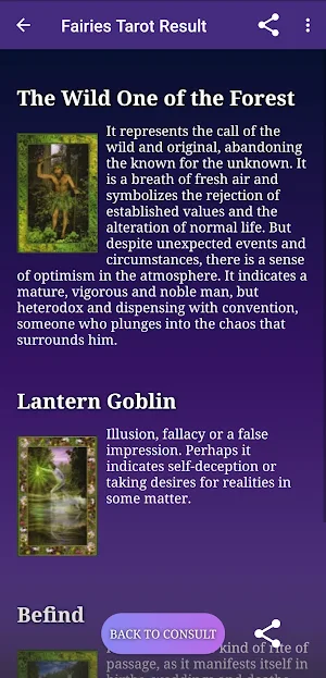 Fairies Tarot in English Screenshot 2
