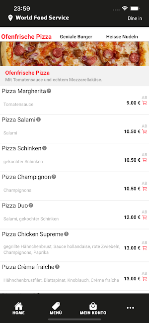 World Food Service Online Screenshot 2