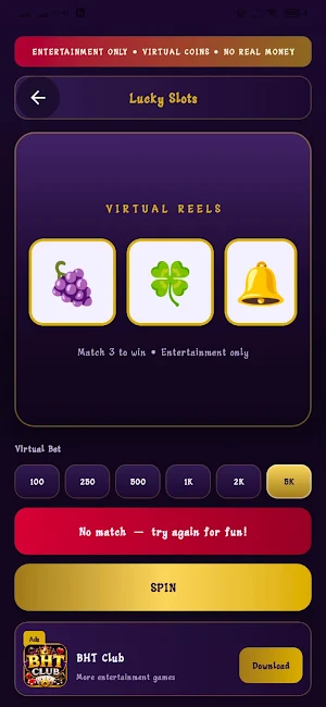 bht club Screenshot 1