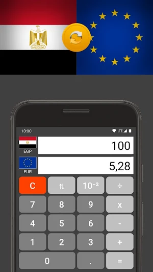 Euro / Egyptian Pound Screenshot 1