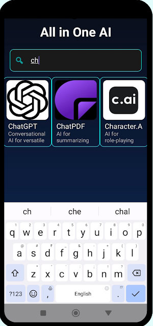 All in one AI Screenshot 1