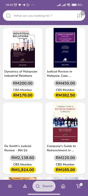 Cyrus book store Screenshot 1