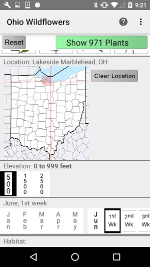 Ohio Wildflowers Screenshot 1