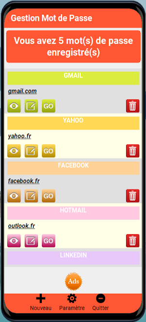 Renforcer mot de passe Screenshot 2