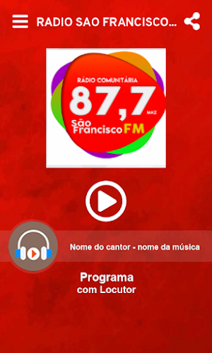 Rádio São Francisco MGA Screenshot 0
