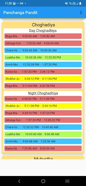 Panchang Pandit Screenshot 3