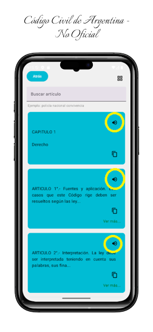 Código Civil de Argentina Screenshot 0