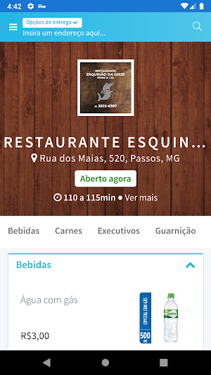Restaurante Esquinão da Onze Screenshot 0