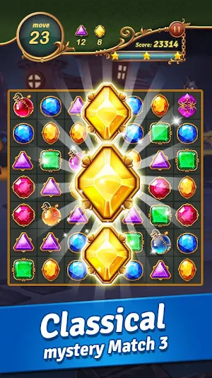 Jewel Castle™ - Classical Match 3 Puzzles Screenshot 0