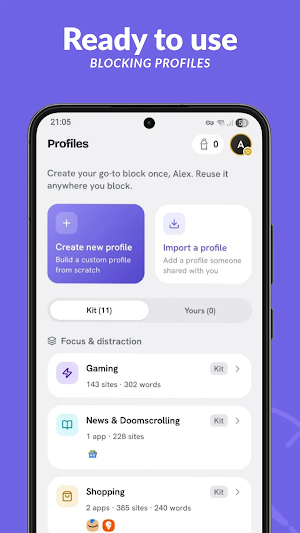Appcognito: Site & App Blocker Screenshot 2