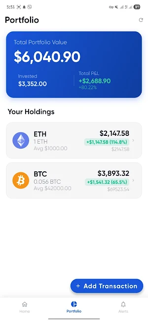 CoinTrack MV Screenshot 1
