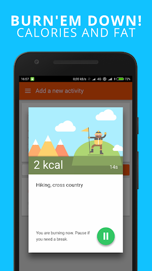 Burn Calories & Lose Belly Fat Track daily routine Screenshot 0