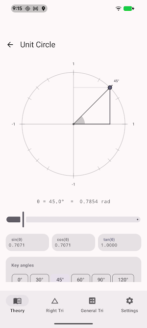 Trigonometry Pro Screenshot 1