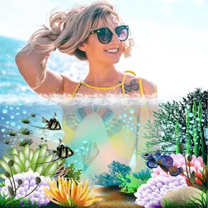3D Water Effect Photo Editor | Underwater Frame Screenshot 0