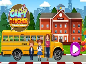 Kindergarten High School Game: Classroom Fun Screenshot 0