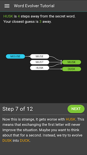 Word Evolver Screenshot 2