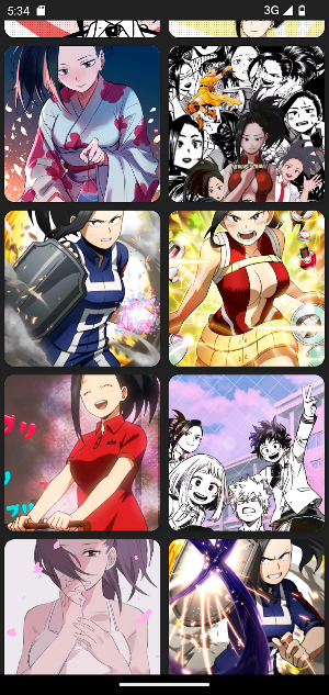 Momo Yaoyorozu Hero Wallpaper Screenshot 1