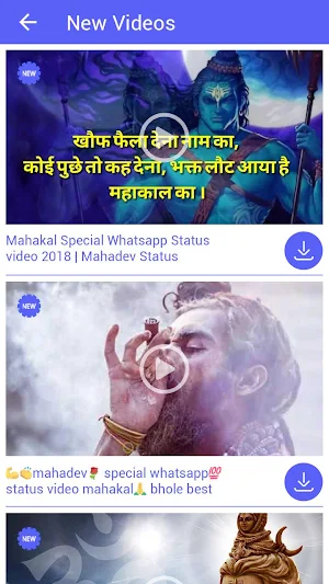 Mahakal video status for WhatsApp Screenshot 1
