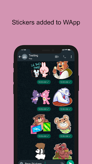 Bear Stickers Screenshot 1