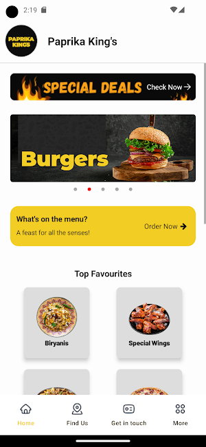 Paprika Kings Takeaway Screenshot 0